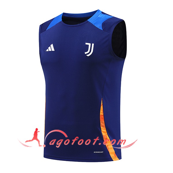 Training Debardeur Juventus Bleu/Orange 2024/2025