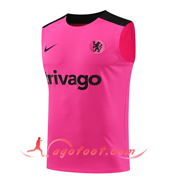 Training Debardeur FC Chelsea Pourpre/Noir 2024/2025