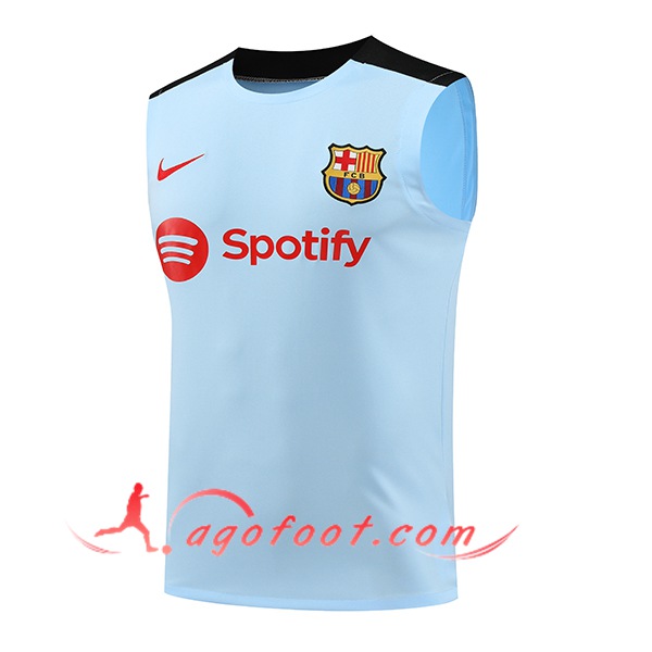 Training Debardeur FC Barcelone Bleu/Noir 2024/2025