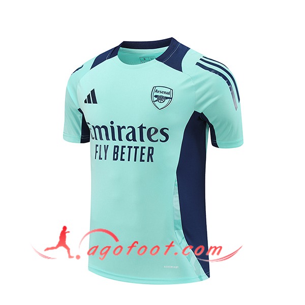 Training T-Shirts Arsenal Vert/Ble 2024/2025