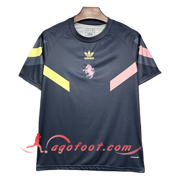 Training T-Shirts Juventus Noir/Jaune/Rose 2024/2025