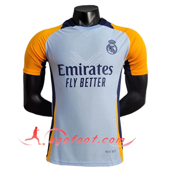 Training T-Shirts Real Madrid Bleu/Orange 2024/2025