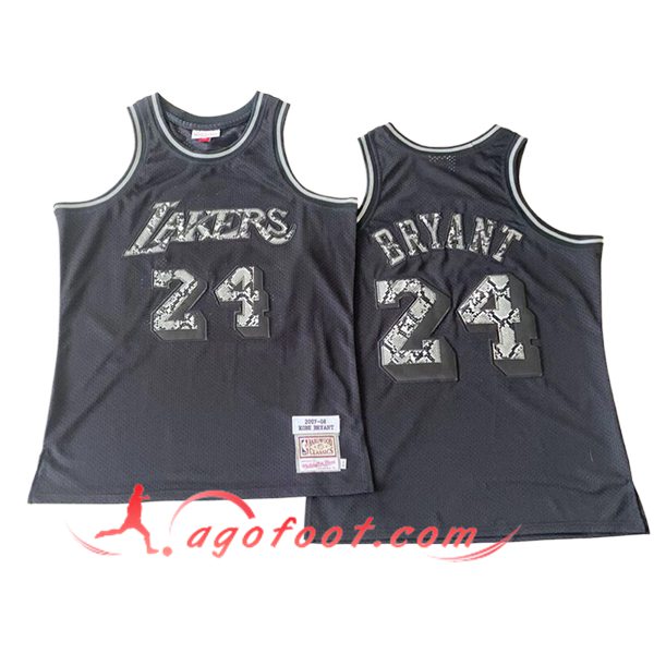 Maillot Los Angeles Lakers (BRYANT #24) 2024/25 Noir/Gris