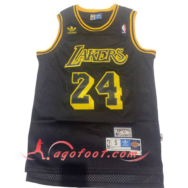 Maillot Los Angeles Lakers (BRYANT #24) 2024/25 Noir/Jaune -02