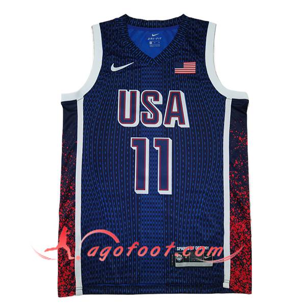 Maillot USA (EMBIID #11) 2024/25 Bleu/Rouge