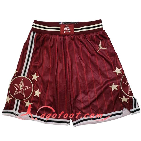 Shorts NBA American All-Star 2024/25 Rouge/Jaune
