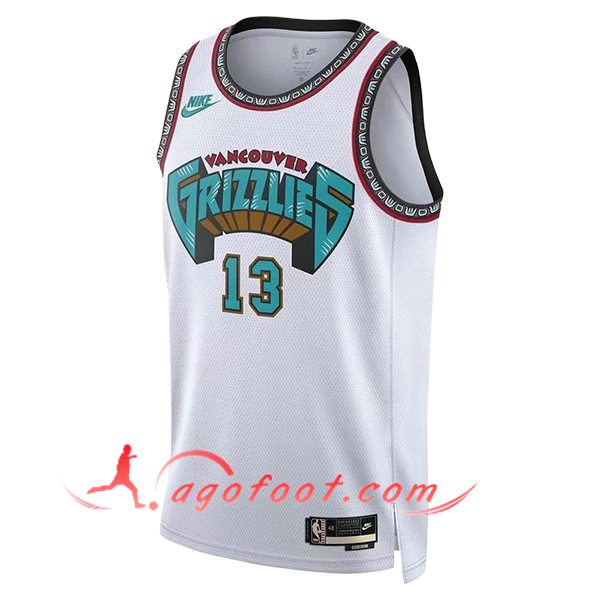 Maillot Memphis Grizzlies (MORANT #12) 2024/25 Blanc/Vert