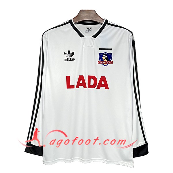 Maillot de Foot Colo Colo Retro Domicile Manches Longues 1996