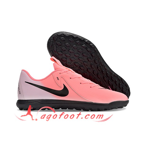 Nike Chaussures de Foot PHANTOM GX II CLUB TF Rose/Noir