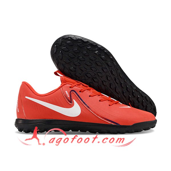 Nike Chaussures de Foot PHANTOM GX II CLUB TF Rouge/Blanc