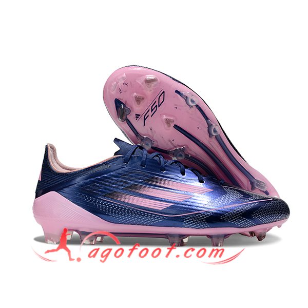 Adidas Chaussures de Foot F50 ELITE FG Pourpre/Rose