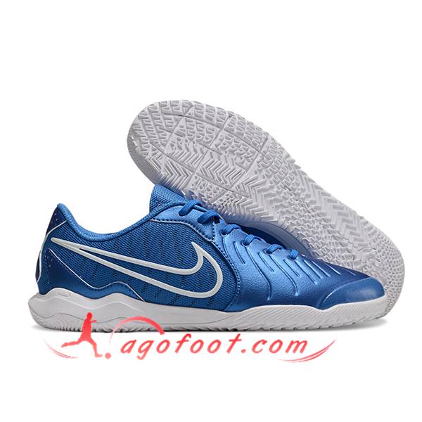 Nike Chaussures de Foot Legend 10 Academy IC Bleu/Blanc