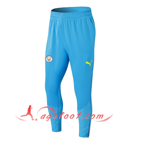 Pantalon Foot Manchester City Bleu/Jaune 2024/2025