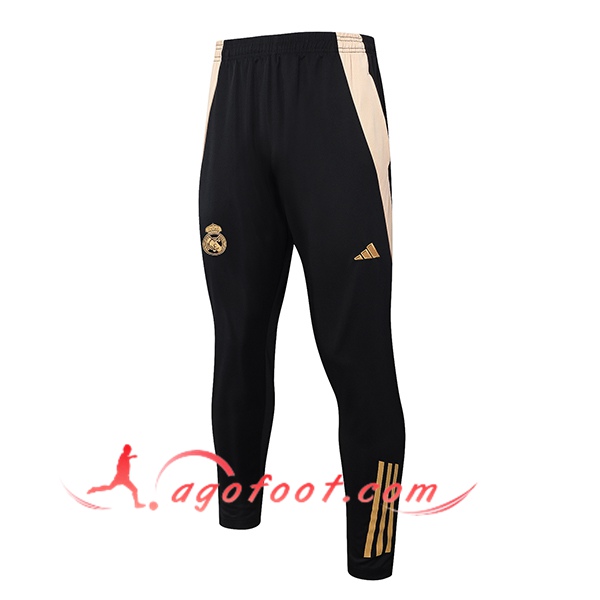 Pantalon Foot Real Madrid Noir/Jaune 2024/2025 -02