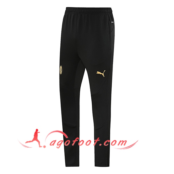 Pantalon Foot Milan AC Noir/Rouge 2024/2025 -02