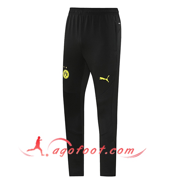 Pantalon Foot Dortmund Noir/Jaune 2024/2025 -04