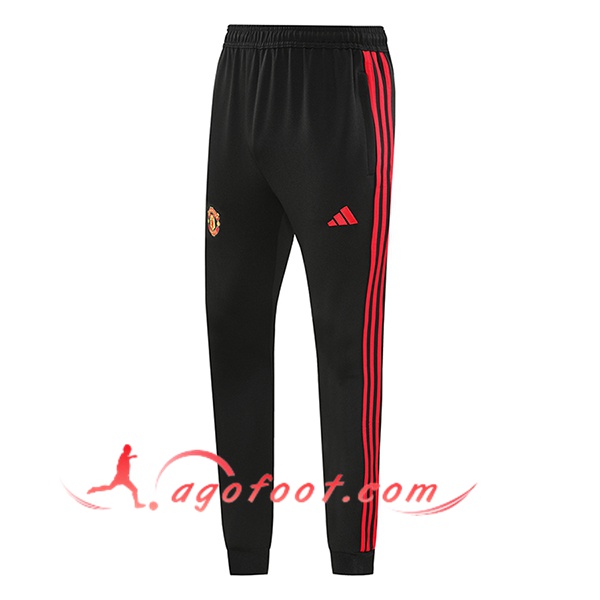 Pantalon Foot Manchester United Noir/Rouge 2024/2025