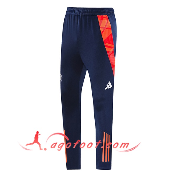 Pantalon Foot Manchester United Pourpre/Orange 2024/2025