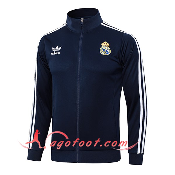 Veste Foot Real Madrid Bleu Royal 2024/2025