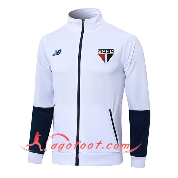 Veste Foot Sao Paulo FC Blanc/Bleu 2024/2025