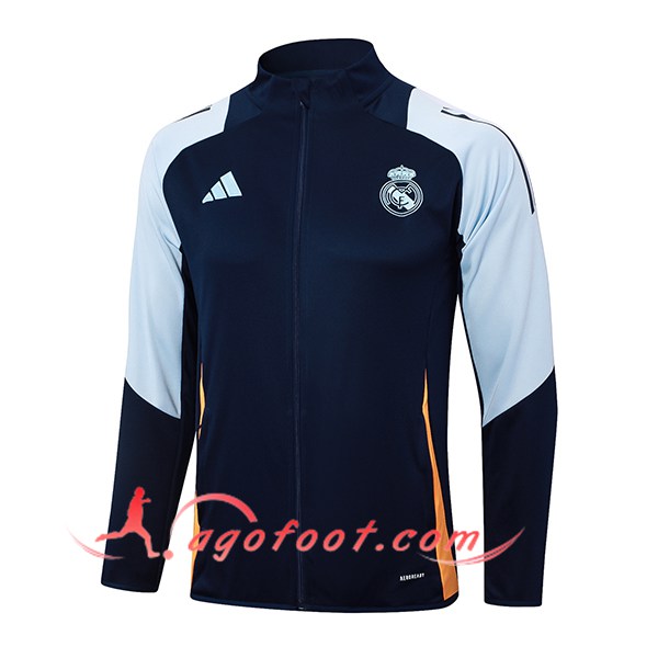 Veste Foot Real Madrid Bleu Foncé 2024/2025