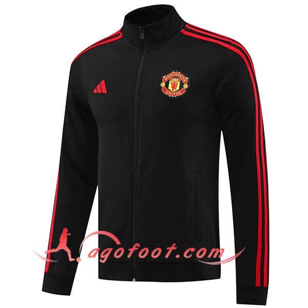 Veste Foot Manchester United Noir/Rouge 2024/2025