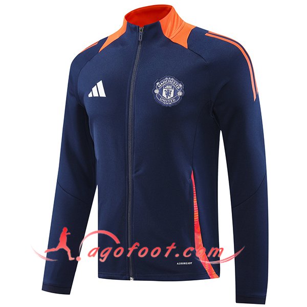 Veste Foot Manchester United Bleu Royal 2024/2025