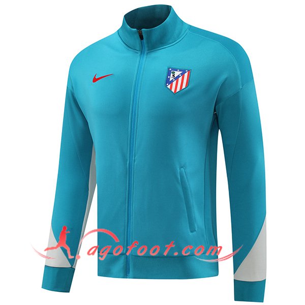 Veste Foot Atletico Madrid Bleu/Gris 2024/2025