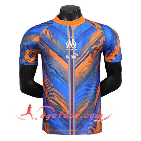 Maillot de Foot Marseille OM Special Edition Orange/Bleu 2024/2025