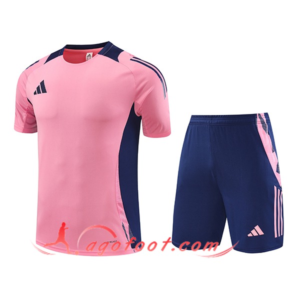 Ensemble Training T-Shirts Adidas Rose/Pourpre 2024/2025