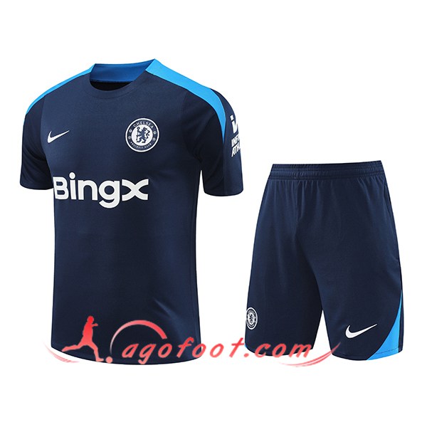 Ensemble Training T-Shirts FC Chelsea Bleu Royal 2024/2025
