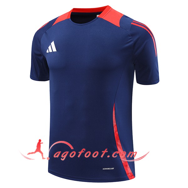 Training T-Shirts Adidas Bleu/Rouge 2024/2025