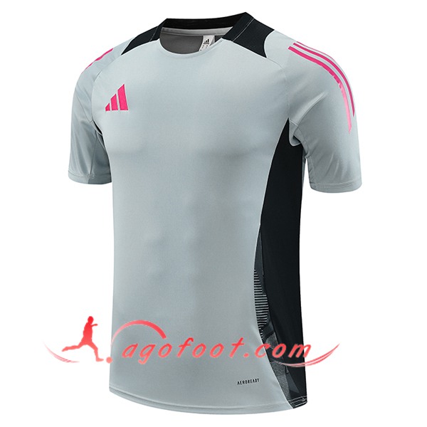 Training T-Shirts Adidas Gris/Noir/Rose 2024/2025