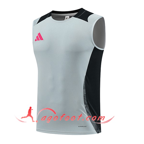 Training Debardeur Adidas Gris/Noir/Rose 2024/2025