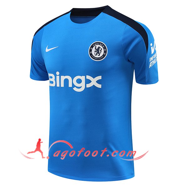 Training T-Shirts FC Chelsea Bleu 2024/2025 -02