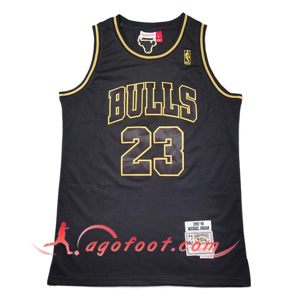 Maillot Chicago Bulls (JORDAN #23) 2024/25 Noir/Jaune