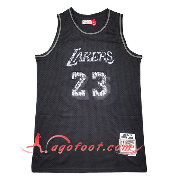 Maillot Los Angeles Lakers (JAMES #23) 2024/25 Noir/Gris