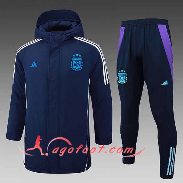 Ensemble Doudoune A Capuche Argentine Bleu Royal 2024/2025