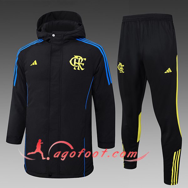 Ensemble Doudoune A Capuche Flamengo Noir/Bleu/Jaune 2024/2025