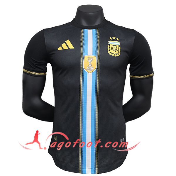 Maillot Equipe Foot Argentine Special Edition Noir 2024/2025