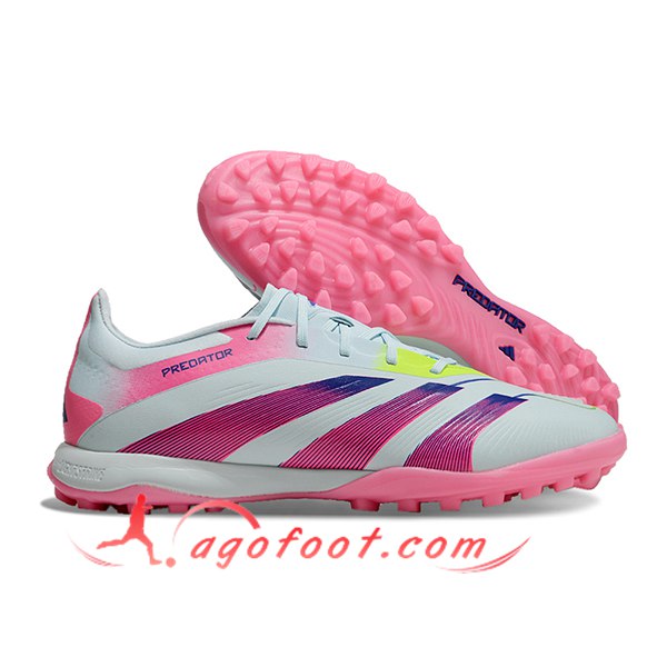 Adidas Chaussures de Foot PREDATOR 24 ELITE TF BOOTS Blanc/Rose
