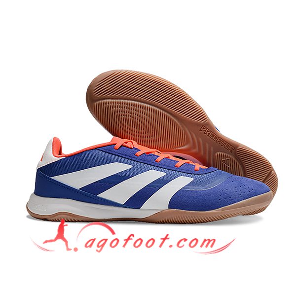 Adidas Chaussures de Foot PREDATOR 24 ELITE IC BOOTS Bleu/Blanc/Orange