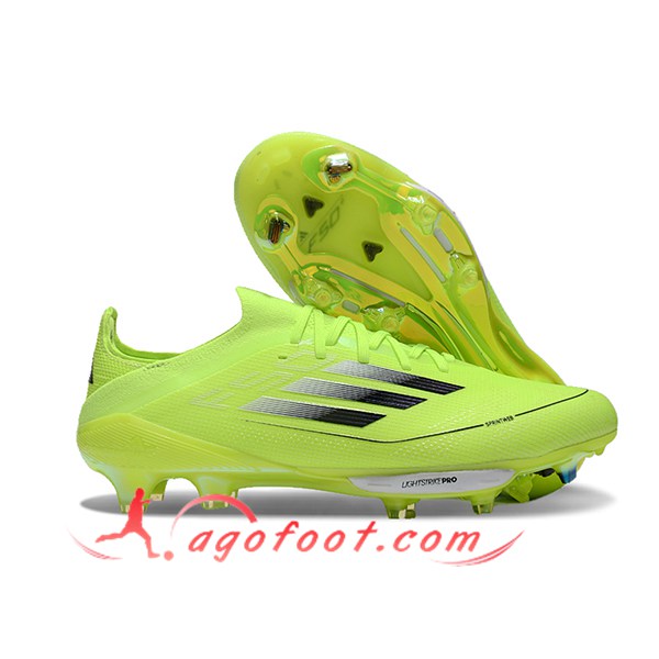 Adidas Chaussures de Foot F50 Elite SG Vert/Noir