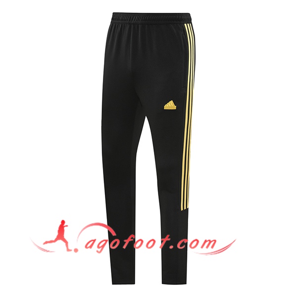 Pantalon Foot Adidas Noir/Jaune 2024/2025