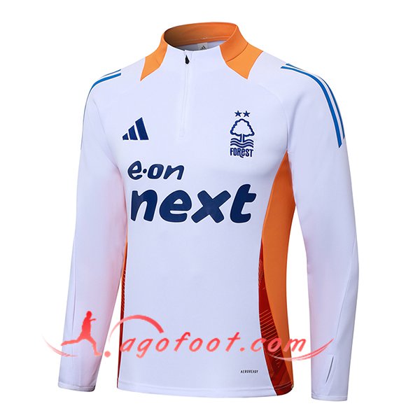 Sweatshirt Training Nottingham Forest Blanc/Orange/Bleu 2024/2025