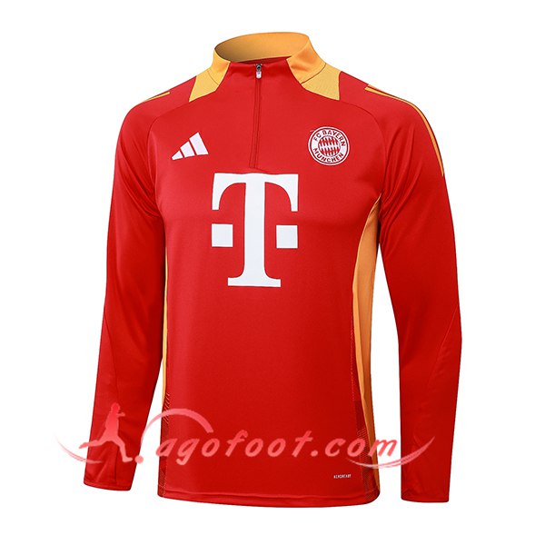 Sweatshirt Training Bayern Munich Rouge/Orange 2024/2025