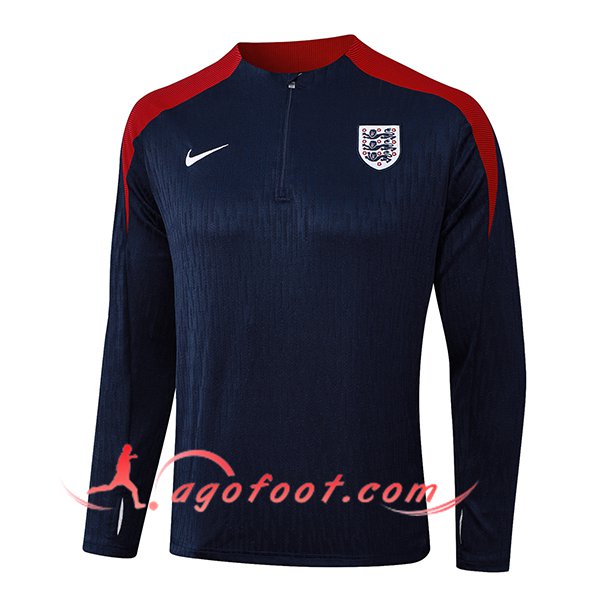 Sweatshirt Training Angleterre Bleu/Rouge 2024/2025