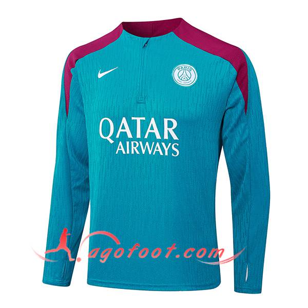 Sweatshirt Training PSG Bleu/Pourpre 2024/2025