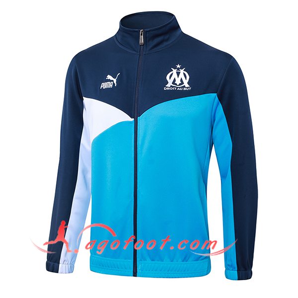 Veste Foot Marseille Bleu/Blanc 2024/2025