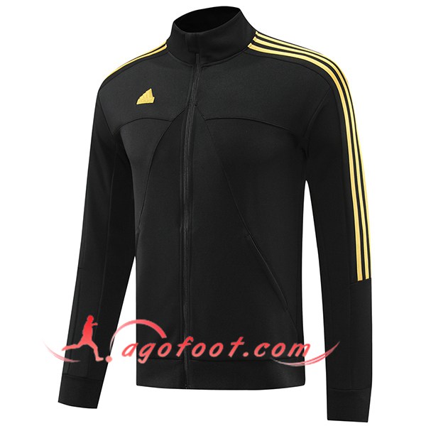 Veste Foot Adidas Noir/Jaune 2024/2025